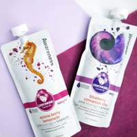 Pochette Doypack Réutilisable Personnalisée pour Jus, Emballage Liquide Biodégradable en Plastique avec Bec Verseur pour Boissons et Jus de Fruits