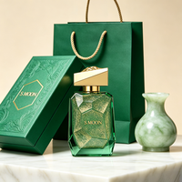 Vente en gros de flacons de parfum en verre transparent de haute qualité, 30 ml, 50 ml, 100 ml, flacons de parfum en verre vides personnalisables