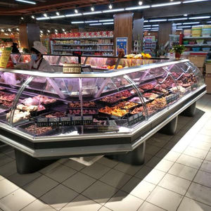 Réfrigérateur de viande de fruits de mer de <span class=keywords><strong>prix</strong></span> usine de la Chine/refroidisseur de viande vitrine de boucher réfrigéré - Product Image 3