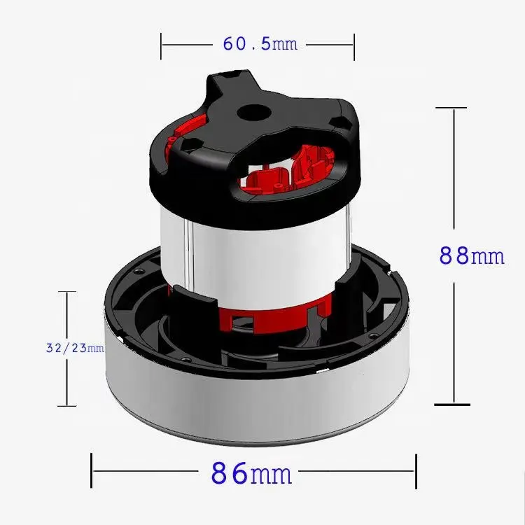 12v 1000wブラシレス掃除機モーター