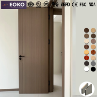 Porte intérieure en bois MDF moderne personnalisable EOKO pour les constructeurs, pour appartements, vente en gros