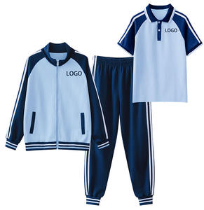 Maßgeschneiderte Dreiteilige Schuluniform für Kinder mit Polo-Design, Schuluniformen und Sportbekleidung für Jungen und Mädchen - Product Image 2