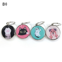 Hot Sale 13,56 MHz NFC Hunde marke Epoxy Einzigartiger QR-Code NTAG213 RFID Mental Edge Epoxy Pet Tag