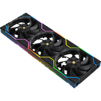 Kit de ventilateurs Infinity Mirror ARGB 3 pièces pour boîtier de PC de jeu, ventilateur de refroidissement du processeur, haute performance, installation facile