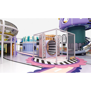 อุปกรณ์สนามเด็กเล่นในร่มพลาสติกสำหรับโรงเรียนและสถานที่สาธารณะ - Product Image 4