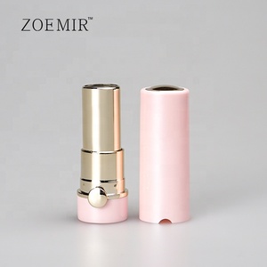 ลิปบาล์มแบบแท่งกลมสีทองมีเอกลักษณ์บรรจุภัณฑ์เครื่องสำอางที่ได้รับความนิยมสูงสุดบรรจุภัณฑ์ลิปสติกสีชมพู - Product Image 5