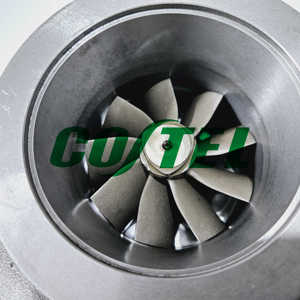 Kit de turbocompresseur à double roulement à billes en céramique G42-1200 AR .90 TH AR 1.01 T4 Divided V-band 1200HP - Product Image 2