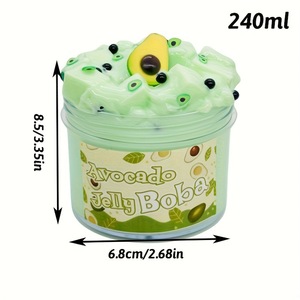 Slime fai da te in 6 colori, super divertente, soffice, profumato, in schiuma, per bambini, kit di slime effetto burro. - Product Image 5