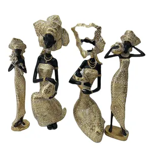 Handmade figurine design harz afrikanische souvenirs
