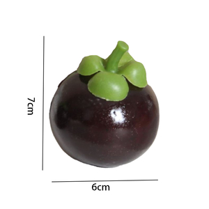 Artificial Lifelike <b>Foam</b> Mangosteen Fruit <b>Model</b> for Halloween Christmas & Easter Home Education Toys - Product Image 2