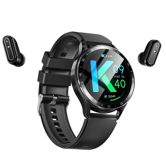 X10 Headset Smart Watch Men TWS 2 in 1 Wireless BluetoothCall Earphone Blood Pressure Heart Rate Testing Health Sport Smartwatch