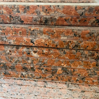 Carrelage moderne en granit rouge érable naturel poli pour plans de travail de cuisine, sols, marches et contremarches de projets