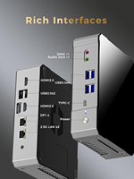 13th Gen Mini Gaming Desktop Computer I7 13700H I9 13900H 12 Core Win11 4K 8K Four Display 2*DDR5 2*M.2 NVME Portable Mini Pc