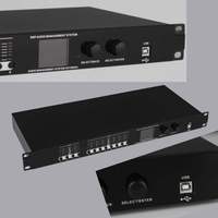 Procesador de Audio Digital BHA L24 DSP, 2 Entradas y 4 Salidas, Sistema de Gestión de Altavoces, Control por Software USB, Procesador de Sonido para Escenario, Nuevo