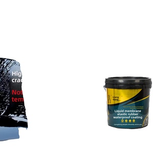 Polyurethane Roof & Exterior <b>Wall</b> <b>Waterproofing</b> Coating for Single-story House Cracks-Elastic Leak Repair & Sealing - Product Image 1