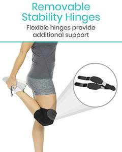 Ligament du ménisque déchiré et tendinite en cours d'exécution genouillère manchons de compression du genou enveloppement de soutien de la rotule ouvert pour hommes - Product Image 5