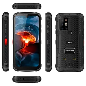 2023 New CONQUEST S20 5G Walkie Talkie Rugged Phone Night Vision Camera 256GB 6.3 pollici Android 11 NFC PoC cellulare