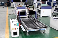ACCTEK Petit routeur CNC de bureau avec axe rotatif AKG6012 + pour poupées graphiques tridimensionnelles de process et modèles de voitures