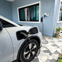 Chargeur EV portable XTEVSE Type 2 11KW/22KW avec adaptateur de prise CEE, écran LCD, courant réglable sur 5 niveaux, câble de 5m, nouveau chargeur EV