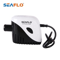 SEAFLO 1100 GPH Pompa Lambung Kapal Otomatis dengan Sakelar Apung Magnetis Pompa Air Laut 12V untuk Laut