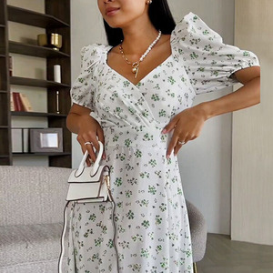 <span class=keywords><strong>Pas</strong></span> <span class=keywords><strong>cher</strong></span> en gros 2023 été Sexy <span class=keywords><strong>robe</strong></span> florale élégante fente col en V <span class=keywords><strong>robe</strong></span> pour les femmes à manches courtes bouffantes <span class=keywords><strong>robe</strong></span> <span class=keywords><strong>longue</strong></span> - Product Image 6