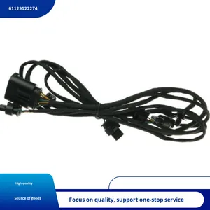 Pour <span class=keywords><strong>BMW</strong></span> série 5 E60 pare-chocs avant faisceau de câblage électrique modèle 61129122274 nouvel état avec découpes de crochet de remorquage pour - Product Image 2