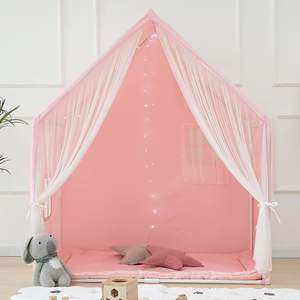 Tente pour enfants fille princesse chambre <span class=keywords><strong>maison</strong></span> de <span class=keywords><strong>jeu</strong></span> intérieure chambre d'enfants jouet Playhouse château tente - Product Image 5
