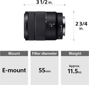 เลนส์ซูม 27-202.5 มม. F3.5-5.6 OSS APS-C E-Mount พร้อมระบบออโต้โฟกัส ขนาด 49 มม. ผลิตจากผ้าไนลอน - Product Image 6