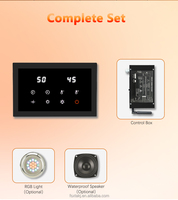 Panel Kontrol Sauna Finlandia Inframerah WiFi APP OEM ODM dari Produsen Berpengalaman 26 Tahun, Pengontrol Sauna Pintar LCD dengan Sensor Suhu