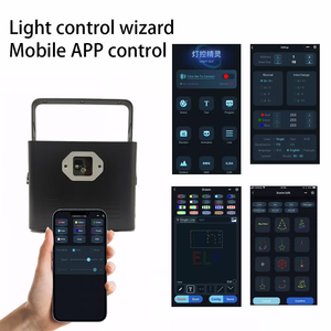 Mới nhất LED DJ ánh sáng laser DMX 5W 8W 10W đầy đủ màu sắc 3D con trỏ laser cho Câu lạc bộ hiển thị - Product Image 4