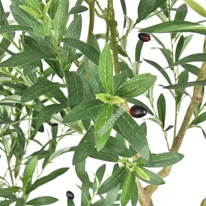 Nouveau style bonsaï arbre en plastique arbre plante olivier artificiel pour la décoration de noël
