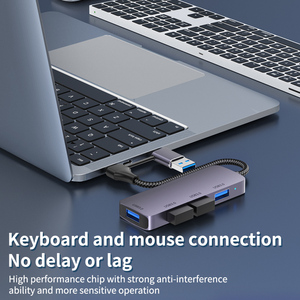 Xput <span class=keywords><strong>4</strong></span>-портовый USB-3,0 и док-станция Type-C многопортовый адаптер с <span class=keywords><strong>4</strong></span> портами USB 3,0 для MacBook <span class=keywords><strong>Pro</strong></span> Air iPad - Product Image 6