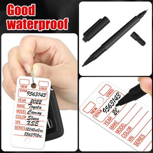 Thẻ ID Xe Chìa Khóa Với Vòng Chìa Khóa, Vật Tư Đại Lý, Đại Lý Xe Hội Thảo Thẻ Chìa Khóa Poly - Product Image 5