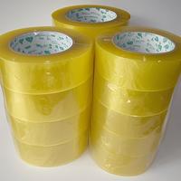 Rouleau de ruban adhésif transparent BOPP personnalisé en gros autocollant adhésif transparent pour le scellage de cartons simple face