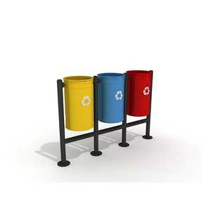 Unité de recyclage de déchets écologiques pour l'extérieur 3x30L Produit Soylu Grup SGD-22 - Product Image 1