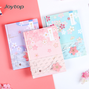 Joytop 5818 Tem Vàng Lá Tùy Chỉnh A5 Sakura Hoa Anh Đào Sổ Tay Bìa Cứng - Product Image 2
