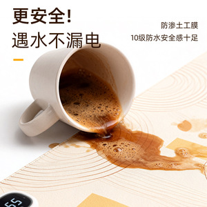 Heated Desk Mat 80X32cm Extra Large Rectangle Plug In With <b>Temperature</b> <b>Control</b> For Office Winter Use Student Hand Warmer - Product Image 3