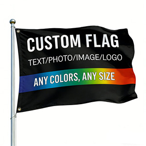 Double Sided Logo Advertising Nylon Polyester <strong>Banner</strong> Wall Flags Custom 3x5Digitally Printed Polyester Wedding Festive Flags - Product Image 2