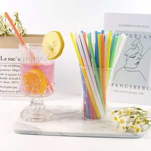 Compostable PP nhựa uống ống hút màu xanh lá cây dùng một lần cá nhân bọc ống hút cho nước trái cây và Cocktail - Product Image 4