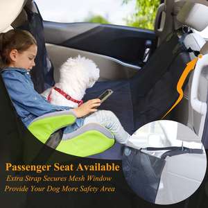 100% fundas impermeables para asiento de <span class=keywords><strong>coche</strong></span> de perro con solapas laterales funda de asiento para mascotas para asiento trasero - Product Image 3