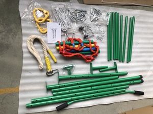 Cadre d'escalade d'intérieur pour enfants, terrain de jeux avec échelle murale suédoise, barres de gymnastique pour enfants, équipement de gymnastique à domicile, - Product Image 6