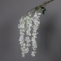 Bunga Wisteria Buatan Grosir, Untaian Panjang untuk Dekorasi Pernikahan, Latar Belakang Plafon, dan Acara