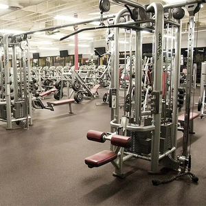 Thiết bị tập thể dục thương mại Chất lượng cao nhiệm vụ nặng nề rừng 8 trạm unisex tất cả trong một cáp chéo đa chức năng cân miễn phí - Product Image 3