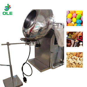 Máquina de recubrimiento de maní Simple de 400mm, máquina automática de recubrimiento de chocolate con fechas, máquina de recubrimiento de caramelo de azúcar de maní - Product Image 4