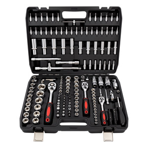 Juego de llaves de trinquete de 172 piezas de 1/2 pulgada de acero al cromo vanadio para caja de herramientas de reparación de automóviles - Product Image 3