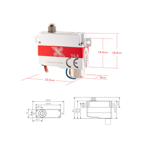 KST X08H Lightweight Digital 2.8Kgf.cm 0.09sec Metal Gear for RC Airplane and Boat Parts for RC Gliders - Product Image 6