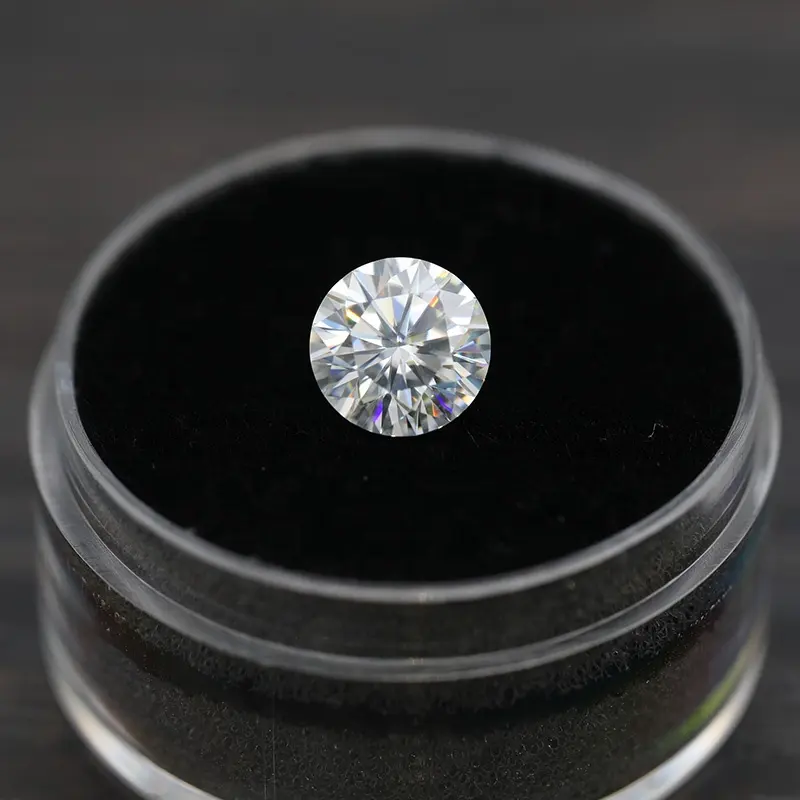 0,1 CT 3mm D Farbe Weiß Runder Moissan ite Diamond Loose Gem stone Mit GRA-Zertifikat