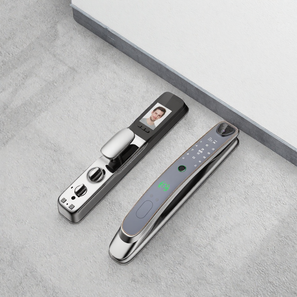 Smart WiFi Door Lock with Built-in Camera Fingerprint Password-Compatible with Wood Aluminum Steel Brass Doors · image 4