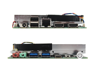 Ventilateur intelligent Carte ultra compacte Intel i3-1115G4E i5-1135G7 i5-11320H i7-1185G7E Processeur PC Carte mère avec 1LAN 2HDMI Type-C