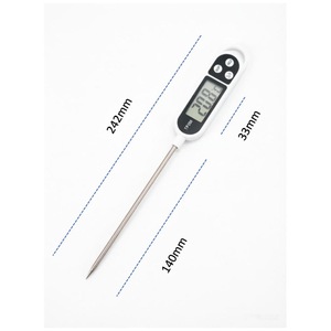 Thermomètre alimentaire numérique à lecture instantanée TP300, sonde en acier inoxydable de 150 mm, capteur de température pour viande, cuisine, barbecue, grillades, pâtisserie - Product Image 4